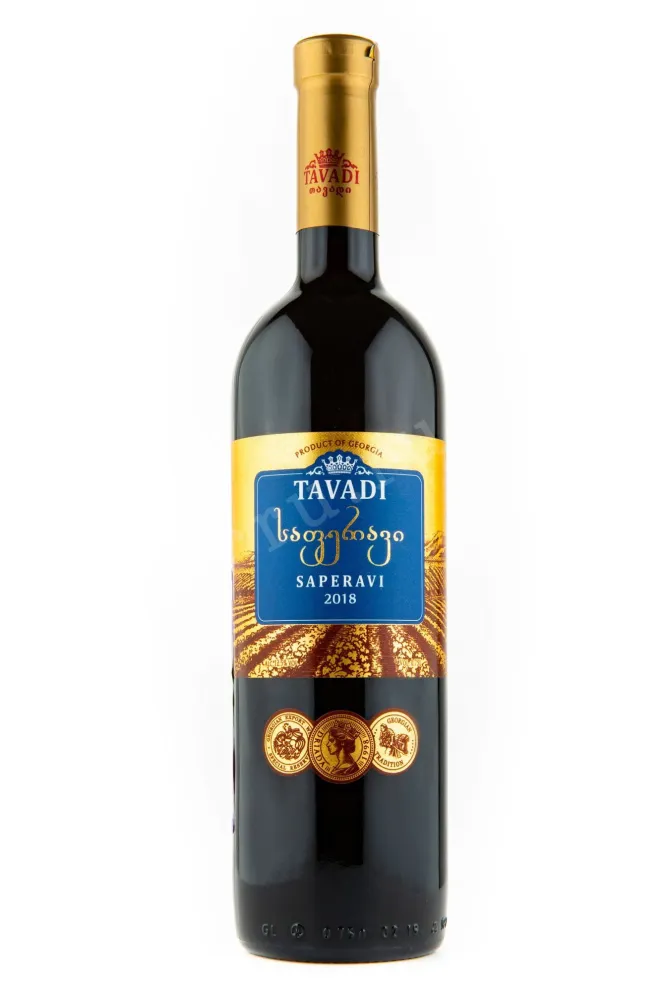 Вино Tavadi Saperavi 2018 0.75 л