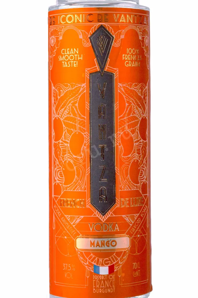 Этикетка Vantza Mango 0.7 л