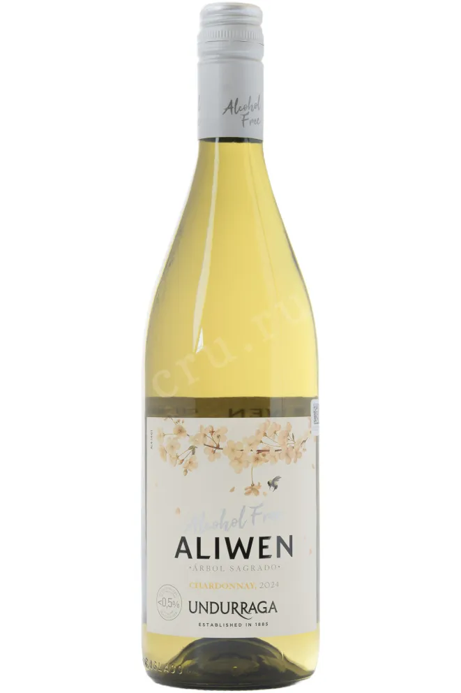 Вино Undurraga Aliwen Charrdonay Alcohol Free DO 2024 0.75 л