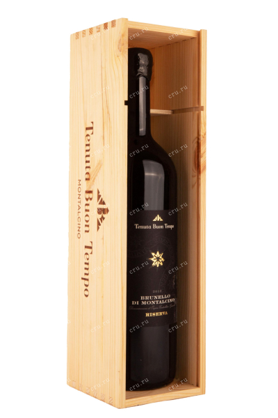 Вино Brunello di Montalcino Riserva Tenuta Buon Tempo DOCG gift box 2012 1.5 л