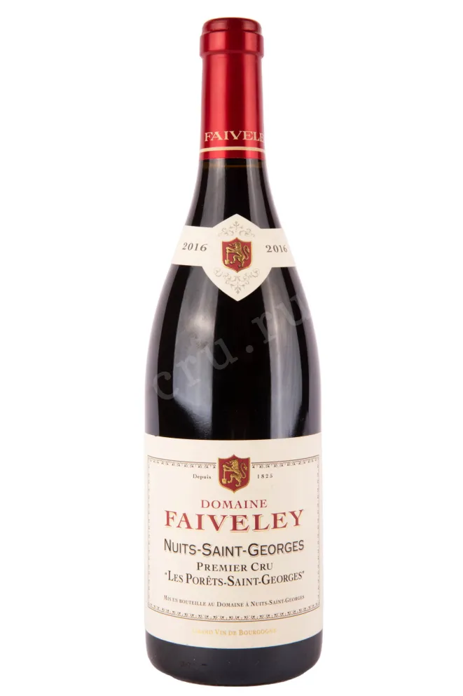 Вино Domaine Faiveley Nuits St Georges 1 er Cru Les Porets St Georges 2016 0.75 л