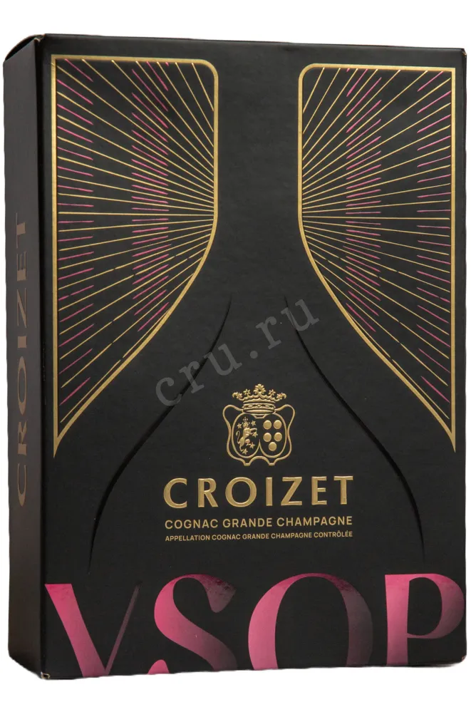 Подарочная коробка Croizet VSOP in gfit Box 0.7 л