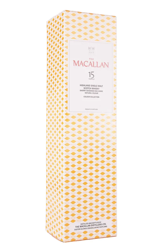 Подарочная коробка Macallan Colour Collection 15 years old in gift box 0.7 л