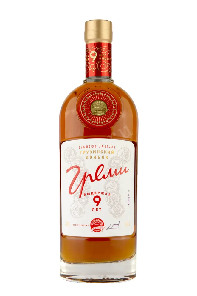 Коньяк ГрузВинПром Греми КВВК 9 лет  0.5 л