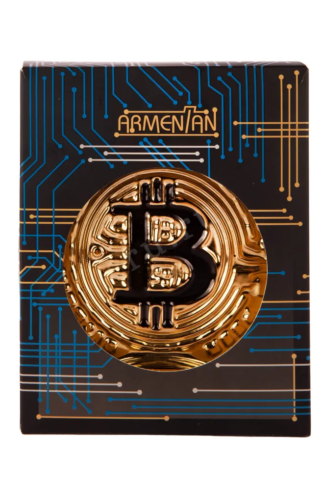 Подарочная коробка Коньяка Биткоин КВ Семь звезд 0.5