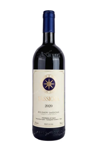 Вино Sassicaia Bolgheri 2020 0.75 л