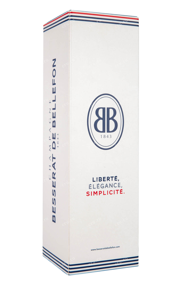 Подарочная коробка Besserat de Bellefon bleu brut 0.75 л