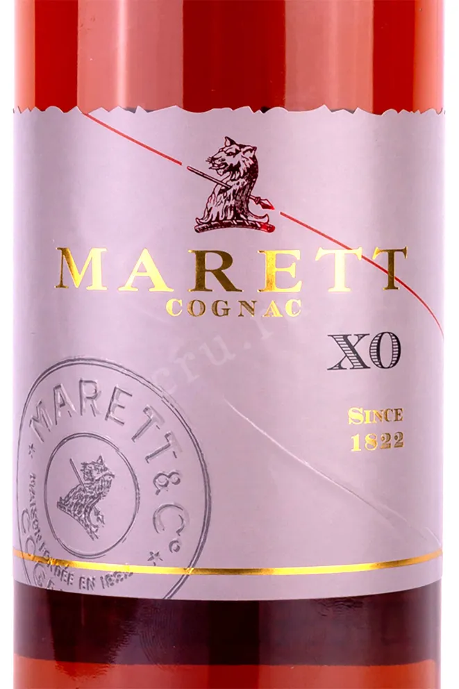 Этикетка Marett XO 2009 0.7 л