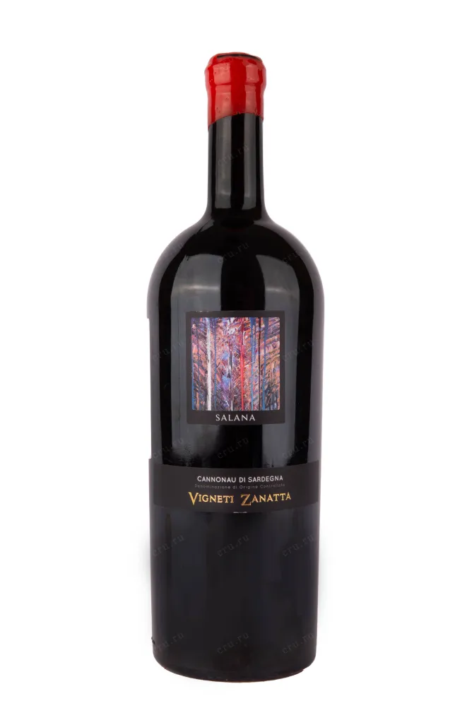 Вино Vigneti Zanatta Salana Cannonau di Sardegna DOC with gift box 2016 1.5 л