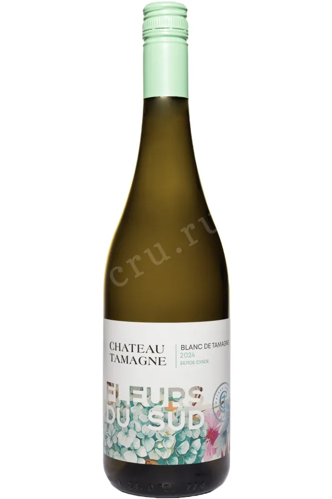 Вино Шато Тамань Флер дю Сюд Белое Тамани 2024 0.75 л