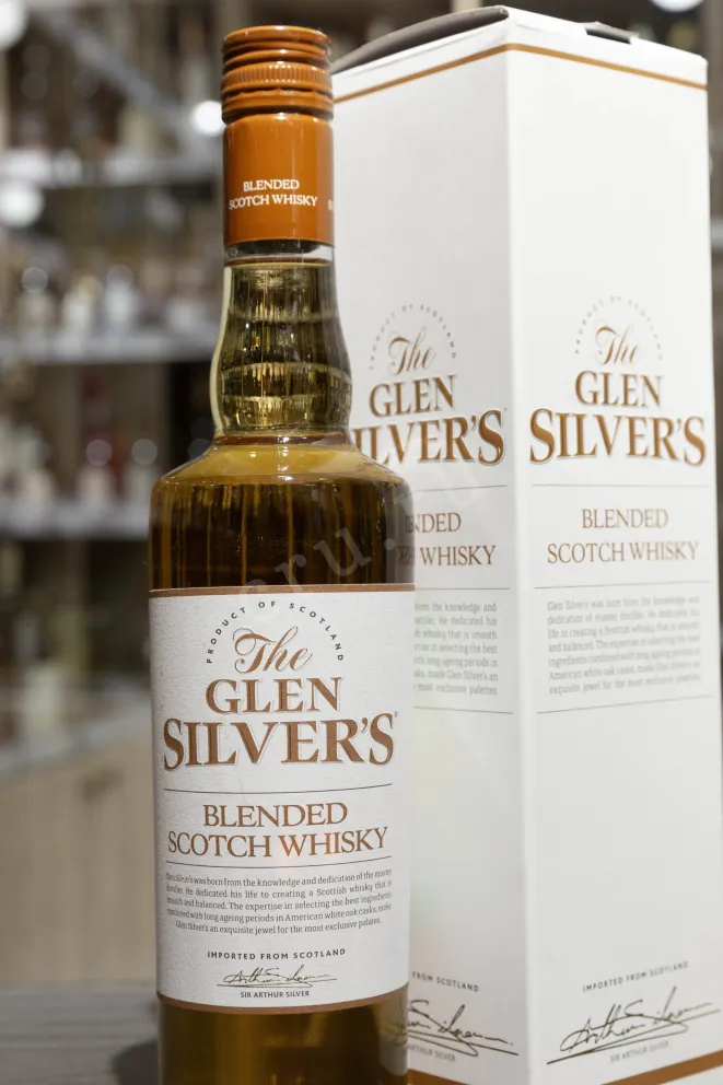 В магазине Крю Профи Glen Silver's Blended Scotch gift box 0.7 л