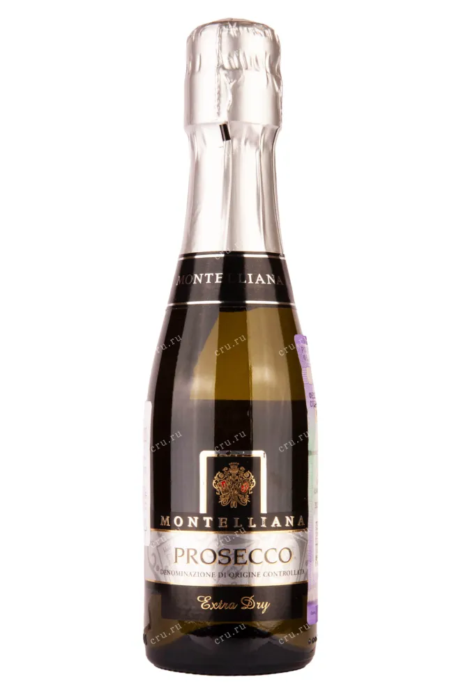 Игристое вино Montelliana Prosecco Extra Dry 2023 0.2 л