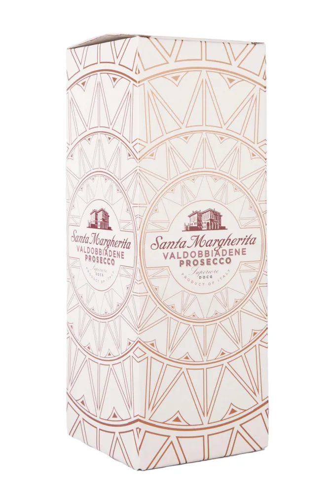 Подарочная коробка Santa Margherita Brut Prosecco Superiore di Valdobbiadene 2021 1.5 л