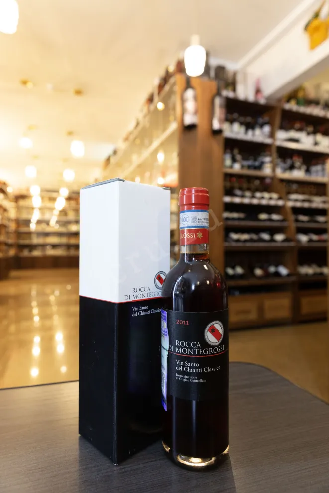В магазине Крю Профи Rocca di Montegrossi Vin Santo del Chianti Classico gift box 2011 0.375 л