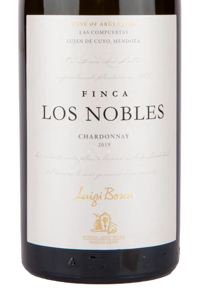 Вино Luigi Bosca Chardonnay Finca Los Nobles 2019 0.75 л