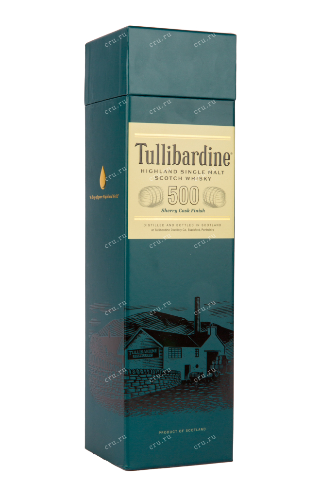 Подарочная коробка виски Туллибардин 500 0.7