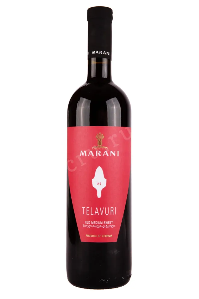 Вино Marani Telavuri Red Medium Sweet 2022 0.75 л