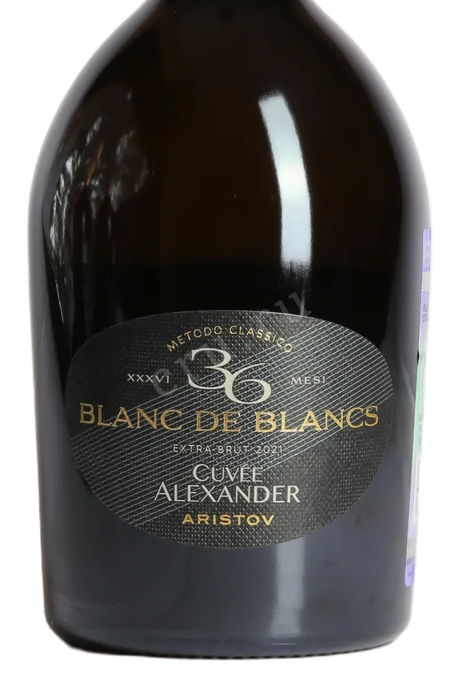Этикетка Aristov Cuvee Alexander Blanc de Blancs 36 2021 0.75 л