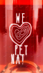 Этикетка игристого вина We Pet Nat Rose Brut 2020 0.75 л