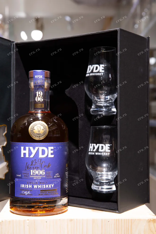 В магазине Крю Профи Hyde №9 Port Cask Finish in giftset with 2 glasses 0.7 л