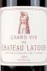 Этикетка Chateau Latour 1-er Grand Cru Classe Pauillac 2011 0.75 л