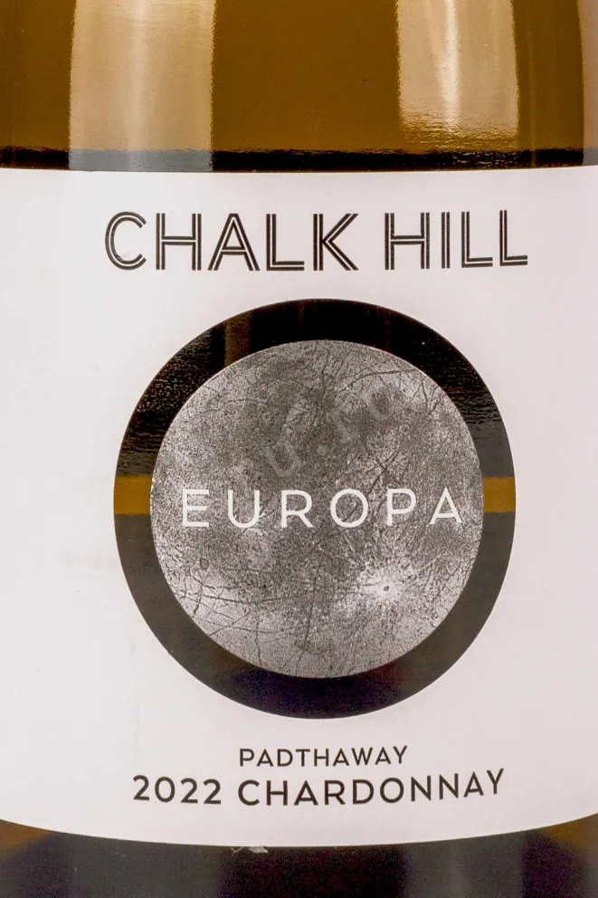 Этикетка Chalk Hill Europa Chardonnay 2022 0.75 л