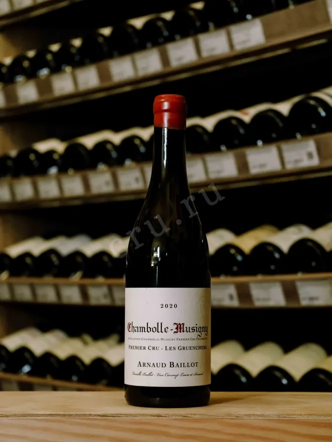 В магазине Крю Профи Arnaud Baillot Chambolle-Musigny Les Gruenchers Premier Cru 2020 0.75 л