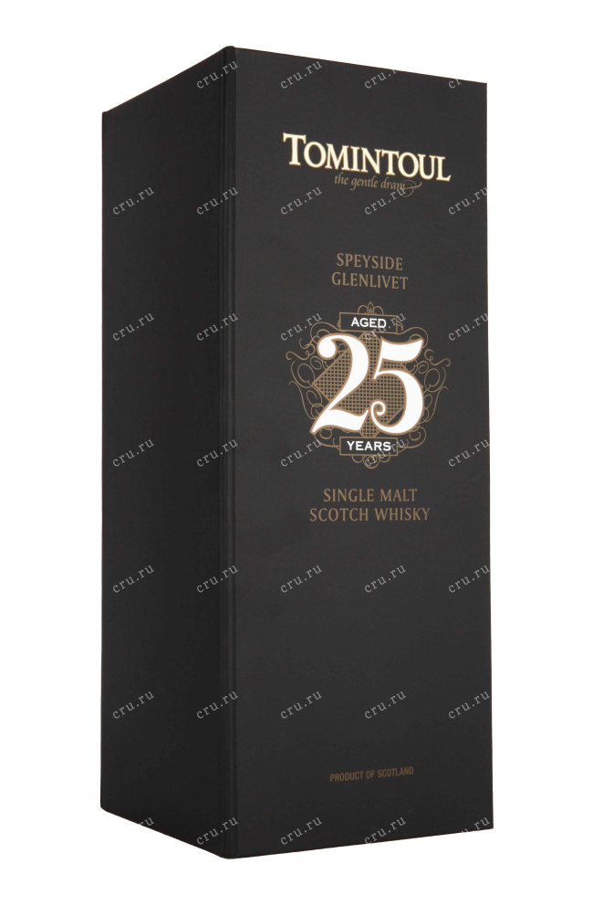 Подарочная коробка Tomintoul Speyside Glenlivet 25 years 0.7 л