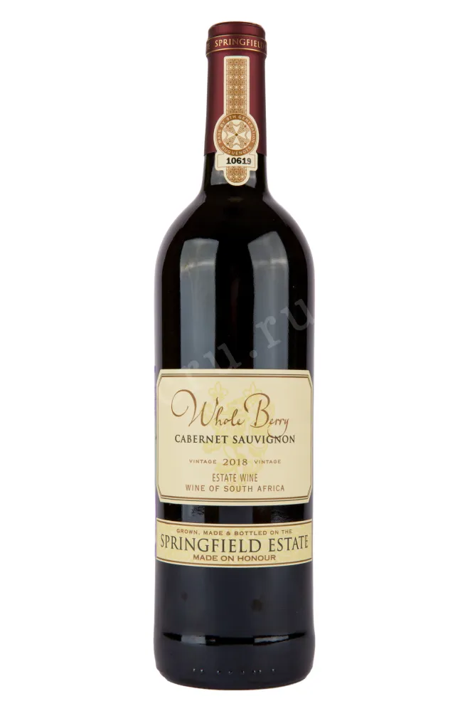 Вино Springfield Estate Whole Berry Cabernet Sauvignon 2019 0.75 л
