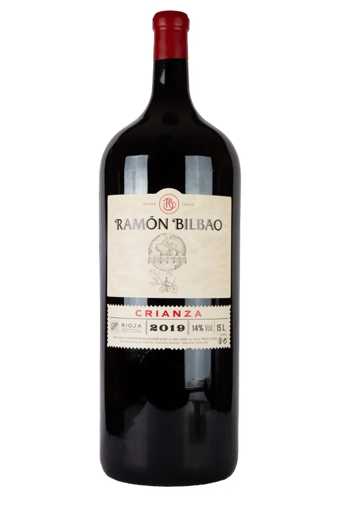 Бутылка Ramon Bilbao Crianza in wooden box 2019 15 л