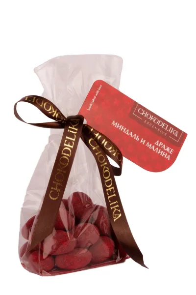 Конфеты Chokodelika drage Almond and Raspberry 80 г