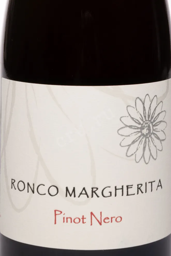 Этикетка Ronco Margherita Pinot Nero DOC 2019 0.75 л