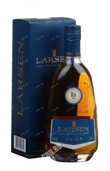 Коньяк Larsen VSOP with gift box  0.35 л