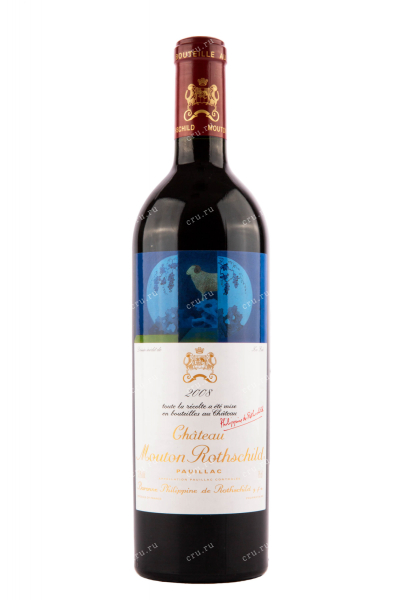 Вино Chateau Mouton Rothschild 2008 0.75 л