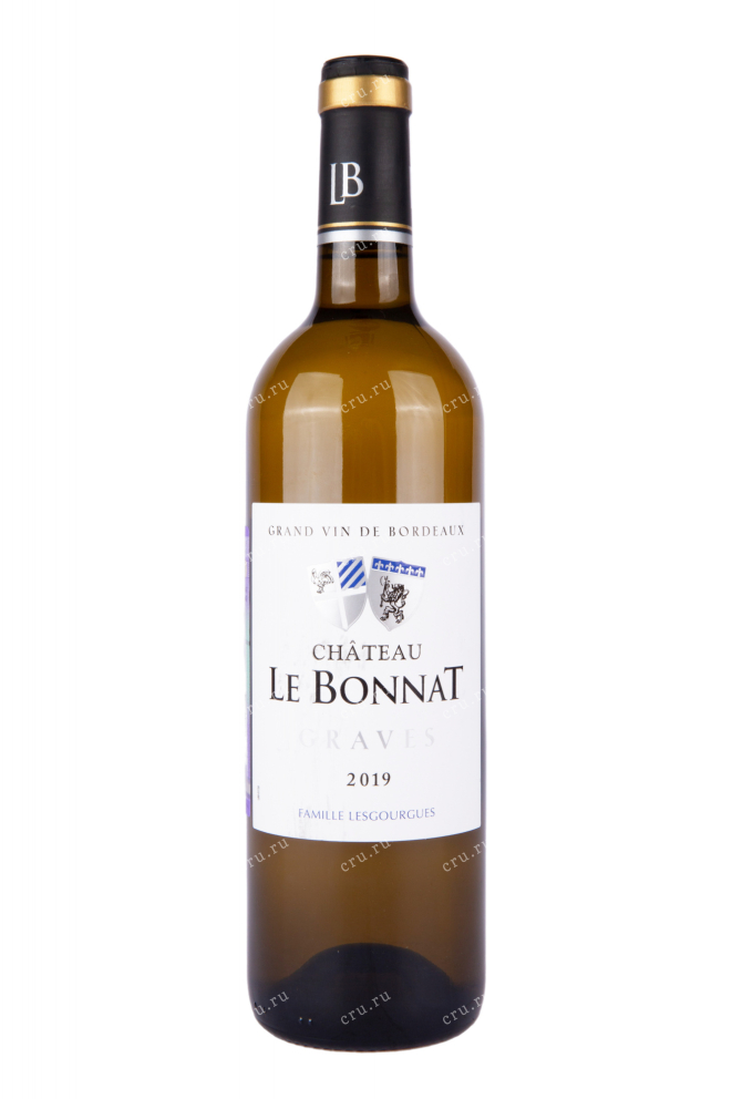 Вино Chateau Le Bonnat Graves AOC 2019 0.75 л
