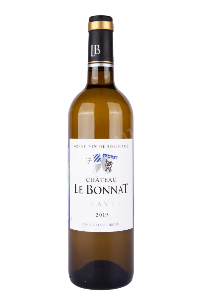 Вино Chateau Le Bonnat Graves AOC 2019 0.75 л