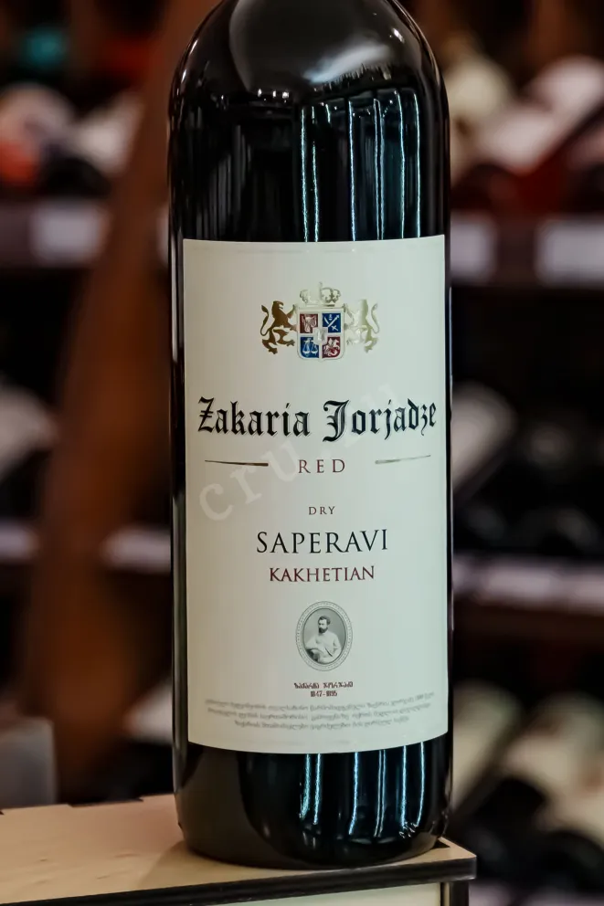 В магазине Крю Профи Zakaria Jorjadze Saperavi 2023 0.75 л