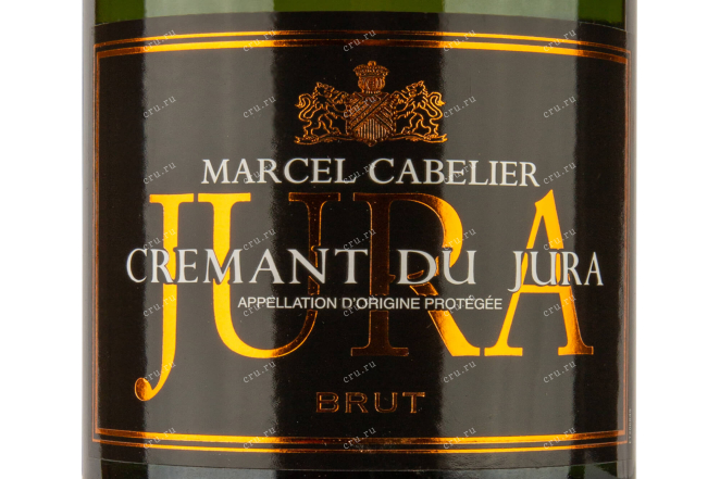 Этикетка Marcel Cabelier Cremant du Jura Blanc de Noir Brut 2019 0.75 л