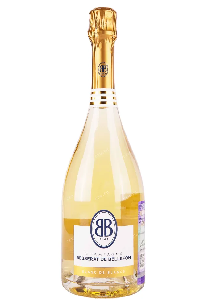 Бутылка Besserat de Bellefon Blanc de Blancs in gift box 2017 0.75 л