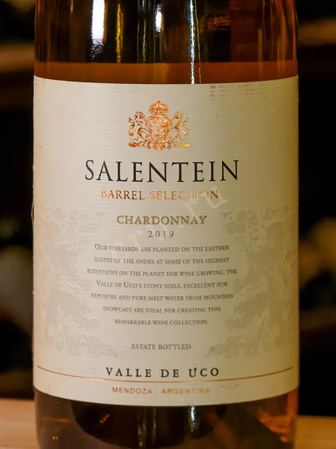В магазине Крю Профи Salentein Barrel Selection Chardonnay 2019 0.75 л