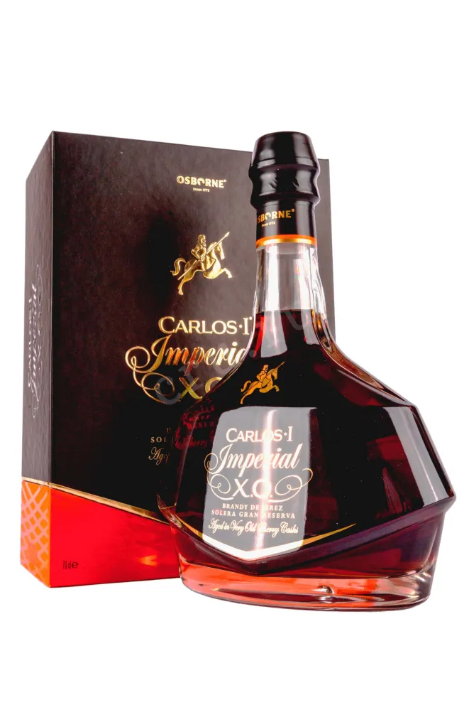 Бренди де Херес Carlos I Imperial XO in gift box  0.7 л