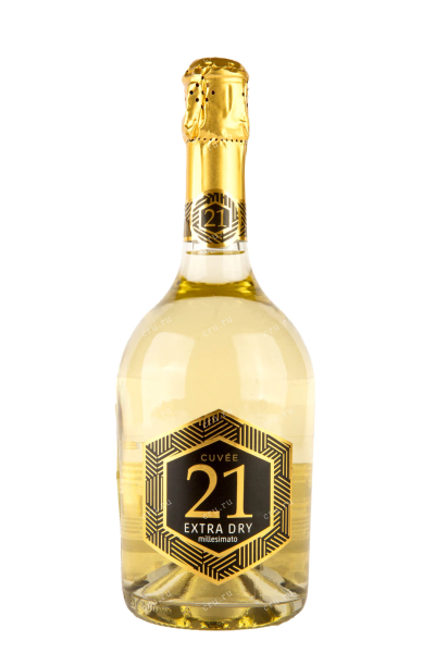 Игристое вино 21 Cuvee Extra Dry Millesimato 2022 0.75 л