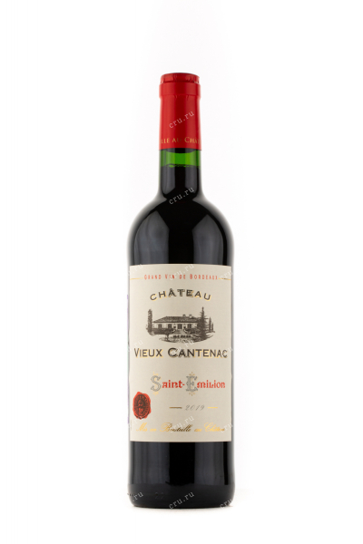 Вино Chateau Vieux Cantenac, Saint-Emilion AOC 2019 0.75 л