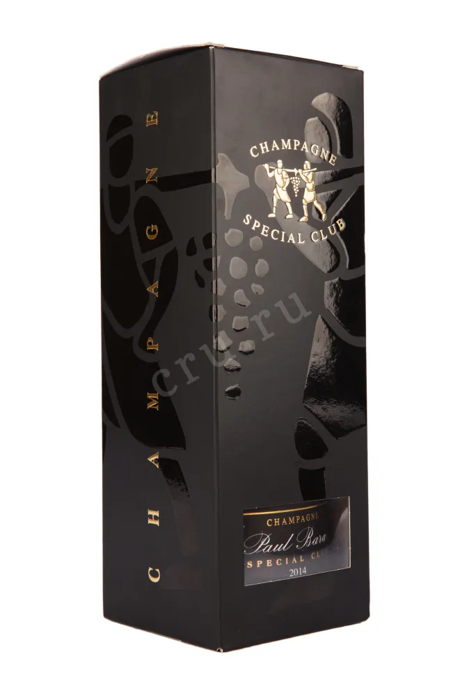 Подарочная коробка игристого вина Paul Bara Special Club Brut Bouzy Grand Cru gift box 2014 0.75 л