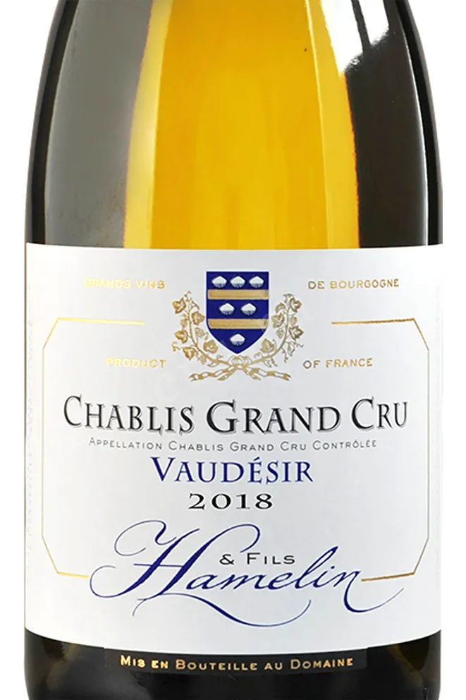 Этикетка Chablis Grand Cru Hamelin & Fils 2018 0.75 л