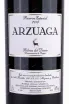 Этикетка Arzuaga Reserva Especial Ribera del Duero wooden box 2016 1.5 л