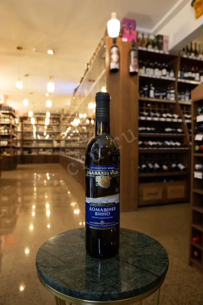 В магазине Крю Профи Alazanis Vazi Domashnee White Semisweet 0.75 л