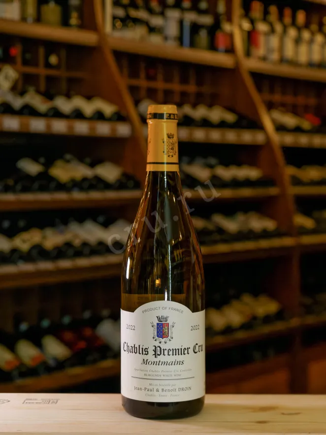 В магазине Крю Профи Jean-Paul & Benoit Droin Chablis Premier Cru Montmains 2022 0.75 л