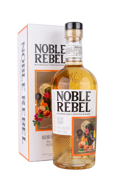 Виски Noble Rebel Hazelnut Harmony Blended Malt with gift box  0.7 л