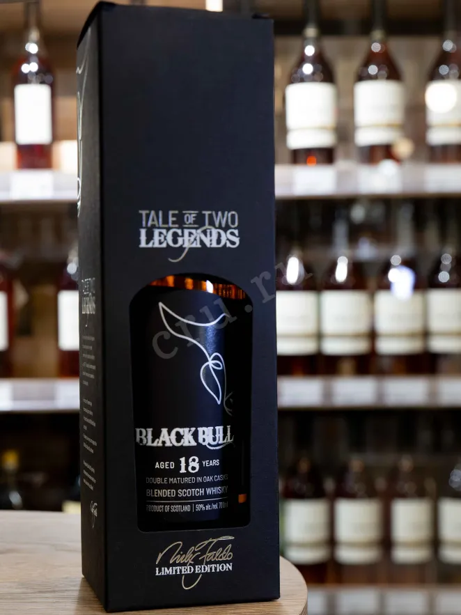 В магазине Крю Профи Black Bull Blended 18 years old with gift box 0.7 л